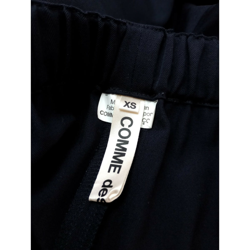 COMME des GARCONS コムデギャルソン ワイド イージーパンツ 黒 ブラック XS【中古】