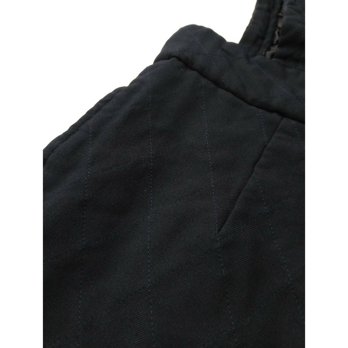 COMME des GARCONS コムデギャルソン キルティング ワンピース ジャンパースカート ネイビー XS【中古】