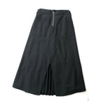 JUNYA WATANABE ジュンヤワタナベ コムデギャルソン プリーツ ロングスカート 黒 ブラック XS【中古】