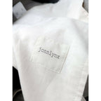 jonnlynx ジョリンクス コットン リネン サスペンダー デニムパンツ 墨 黒 ブラック M【中古】