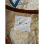 jonnlynx ジョリンクス shiny jacquard jacket シャイニー ジャガード ジャケット ノーカラー クリームイエロー F【中古】