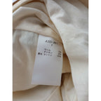 jonnlynx ジョリンクス shiny jacquard jacket シャイニー ジャガード ジャケット ノーカラー クリームイエロー F【中古】