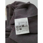 JUN MIKAMI ジュンミカミ シアーリブ ニット トップス 長袖 グレー【中古】