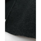 mizuiro ind ミズイロインド ウール 毛 混 ノーカラー ロング コート ダークグレー (21M＋2624)【中古】