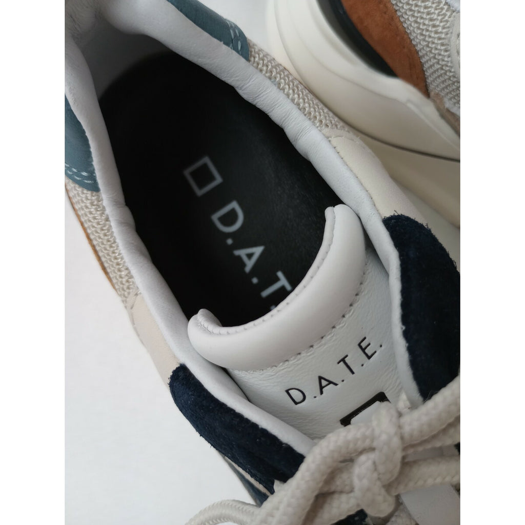 美品 D.A.T.E. デイトFUGA Dragon スニーカー 38 24.5 ブラウン 白 グレー  靴【中古】