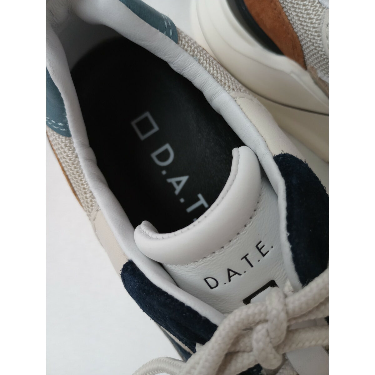 美品 D.A.T.E. デイトFUGA Dragon スニーカー 38 24.5 ブラウン 白 グレー  靴【中古】