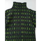 ISSEY MIYAKE イッセイミヤケ プリーツ プルオーバー ハイネック トップス グリーン M【中古】