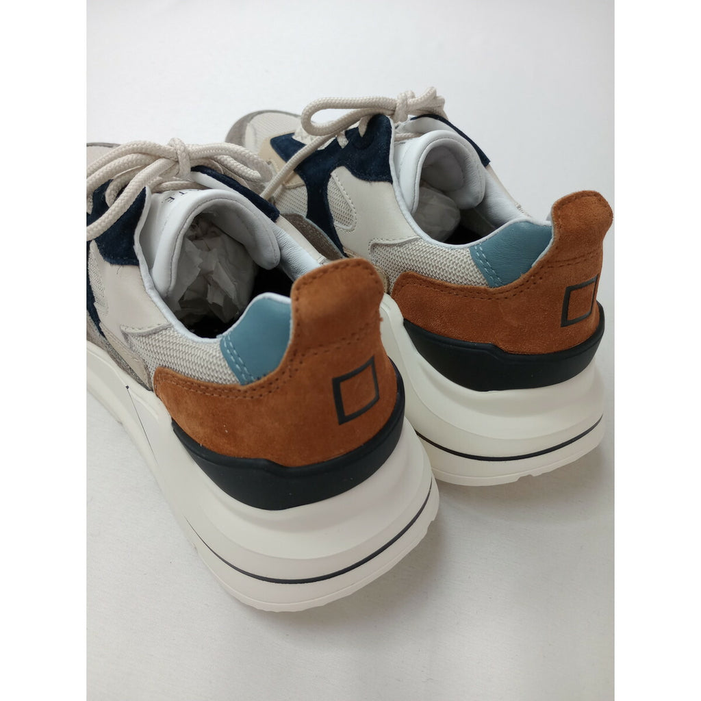 美品 D.A.T.E. デイトFUGA Dragon スニーカー 38 24.5 ブラウン 白 グレー  靴【中古】