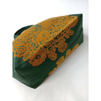 ミナペルホネン mina perhonen flower nest パニーニバッグ カーキ グリーン【中古】