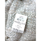 ミナペルホネン mina perhonen flower nest パニーニバッグ カーキ グリーン【中古】