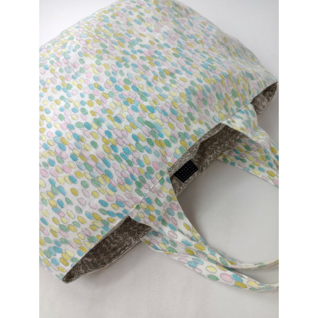 ミナペルホネン mina perhonen jelly beans パニーニ バッグ 白【中古】