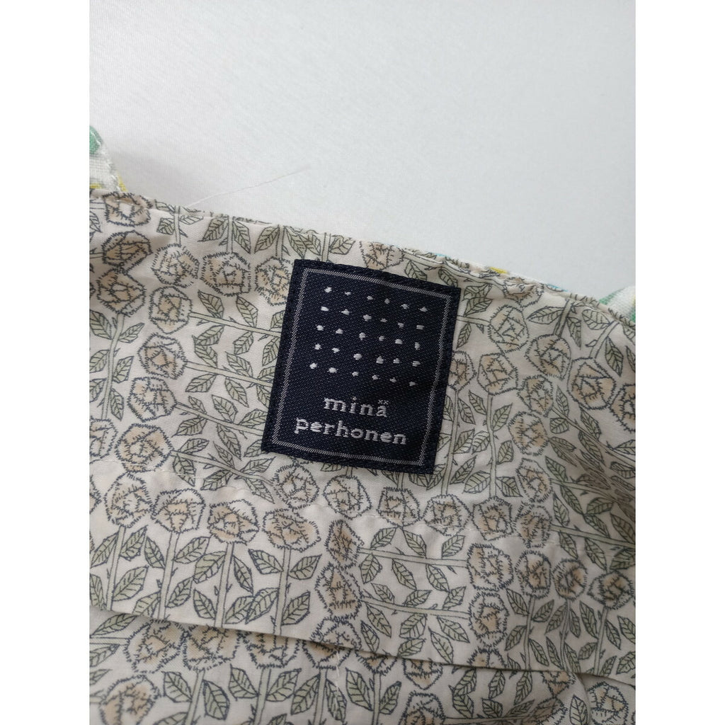 ミナペルホネン mina perhonen jelly beans パニーニ バッグ 白【中古】