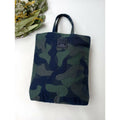 ミナペルホネン mina perhonen sleeping flower toast bag トーストバッグ ネイビー グリーン【中古】