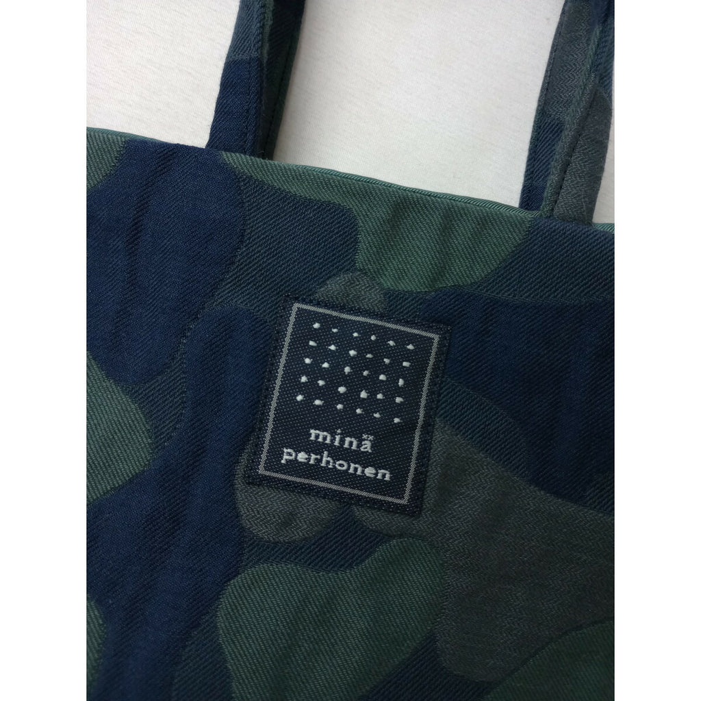 ミナペルホネン mina perhonen sleeping flower toast bag トーストバッグ ネイビー グリーン【中古】