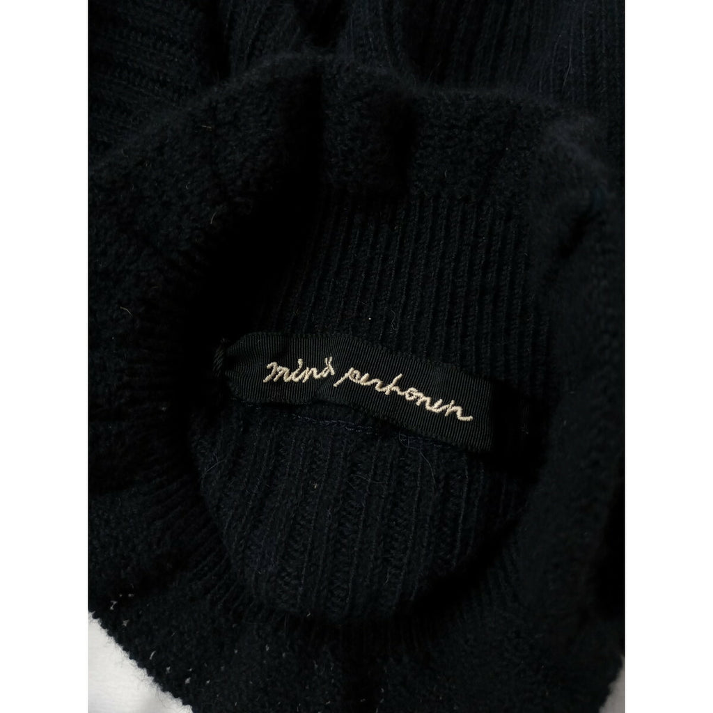 mina perhonen ミナペルホネン winter letter カシミヤ アルパカ 長袖 ニット セーター トップス 38【中古】