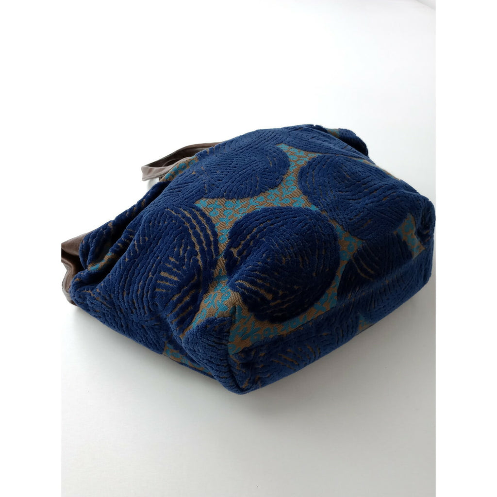 mina perhonen ミナペルホネン woolly ball maffin bag マフィンバッグ ネイビー【中古】