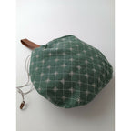 mina perhonen ミナペルホネン flower beads pear bag ワンハンドル レザーバッグ グリーン【中古】