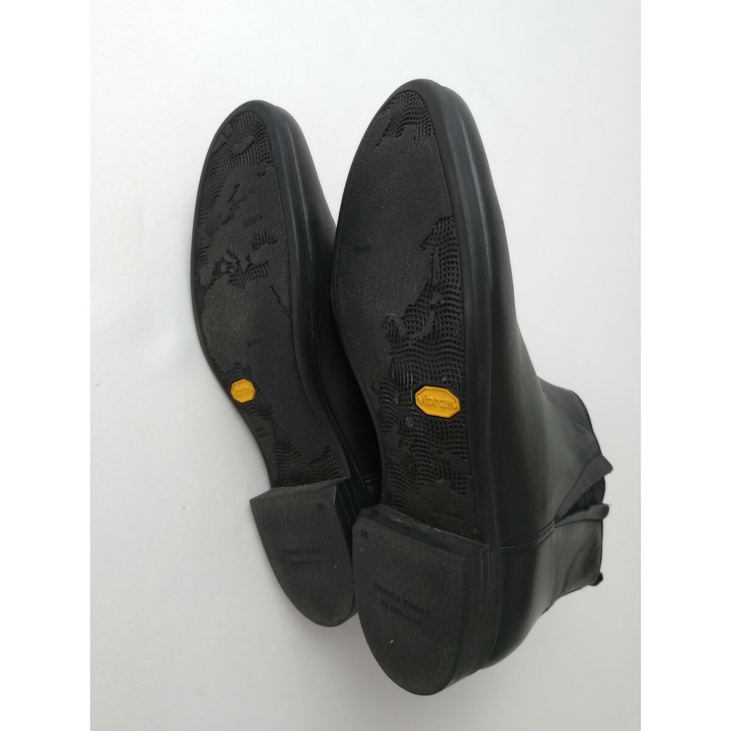 TRAVEL SHOES chausser トラベルシューズ バイ ショセ サイドゴア ブーツ 靴 23 黒 ブラック【中古】