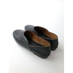AUTTA アウッタ カンフー フラット シューズ 靴 22.5～23.0 黒 ブラック【中古】