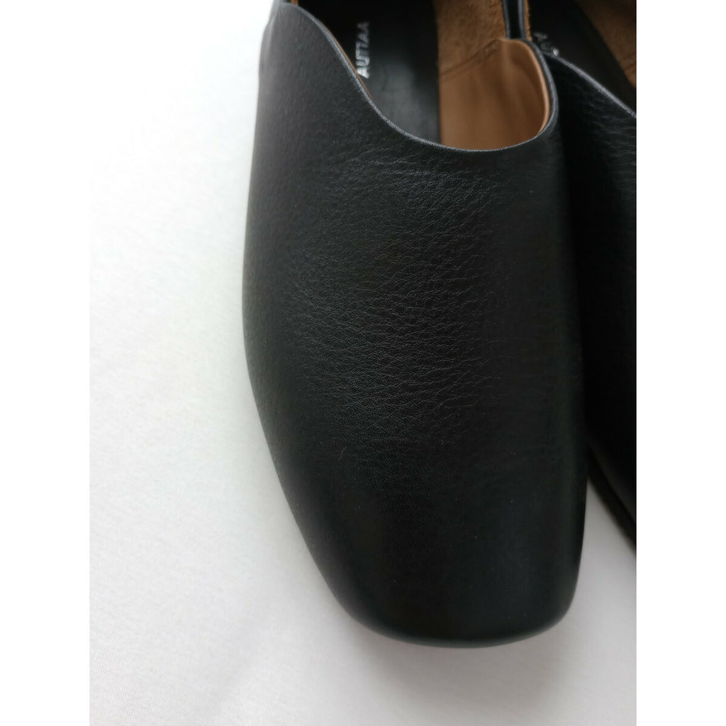 AUTTA アウッタ カンフー フラット シューズ 靴 22.5～23.0 黒 ブラック【中古】