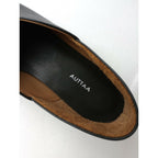 AUTTA アウッタ カンフー フラット シューズ 靴 22.5～23.0 黒 ブラック【中古】
