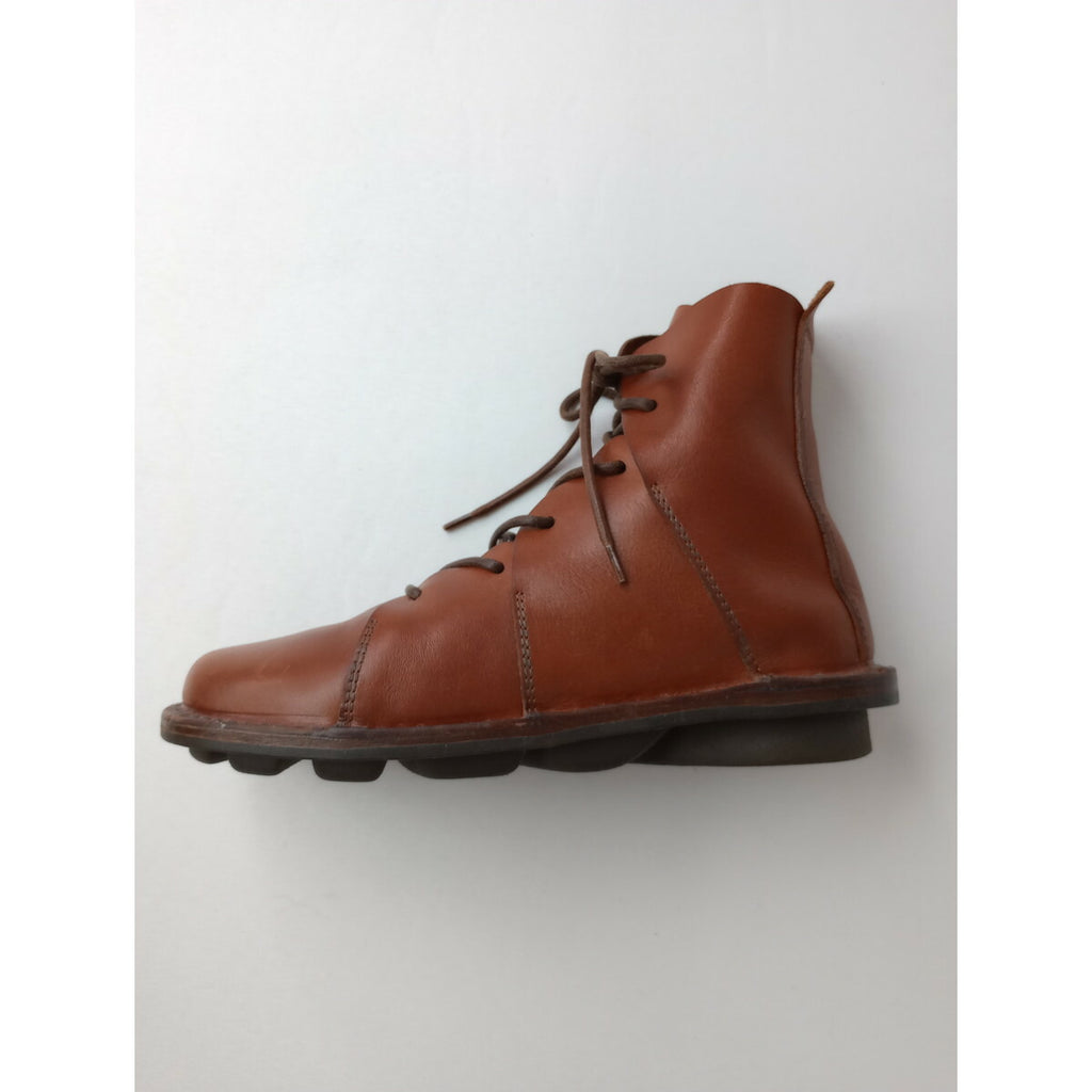 trippen トリッペン Nomad ノマド レースアップ レザー ブーツ シューズ 靴 ブラウン 23.5 24 靴【中古】