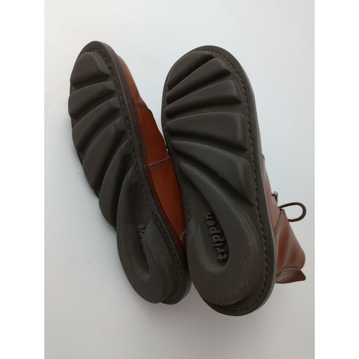 trippen トリッペン Nomad ノマド レースアップ レザー ブーツ シューズ 靴 ブラウン 23.5 24 靴【中古】