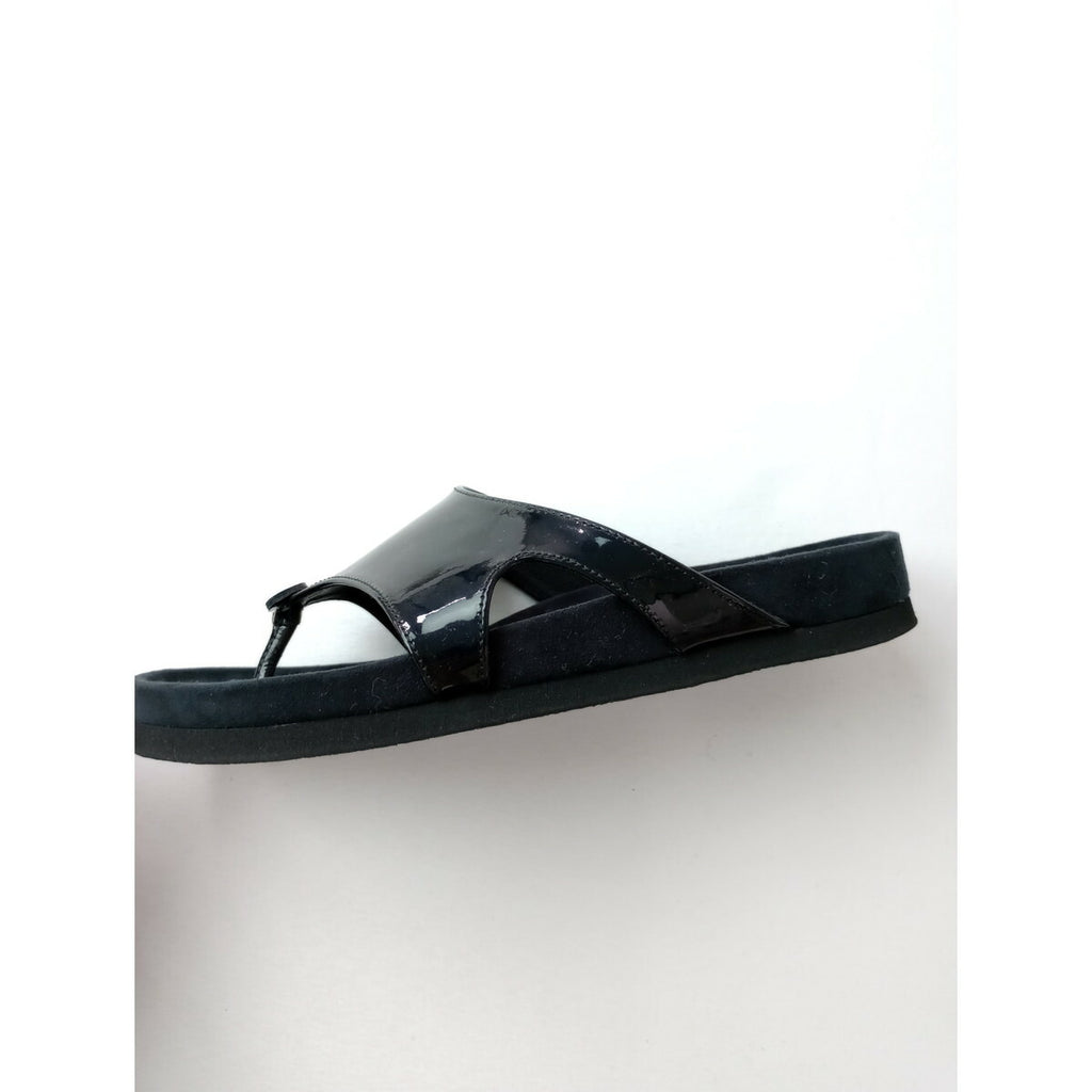 mina perhonen ミナペルホネン ranta サンダル 靴 黒 ブラック 38【中古】