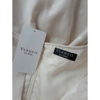 26SS VERMEIL par iena ヴェルメイユパーイエナ DOT ドット 柄 ジャガード ウエスト シェイプ ワンピース ロング ライトベージュ 040【中古】