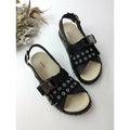 sacai × A.P.C. サカイ アーペーセー Jules Leather Sandals レザー サンダル 靴 黒 ブラック 38【中古】