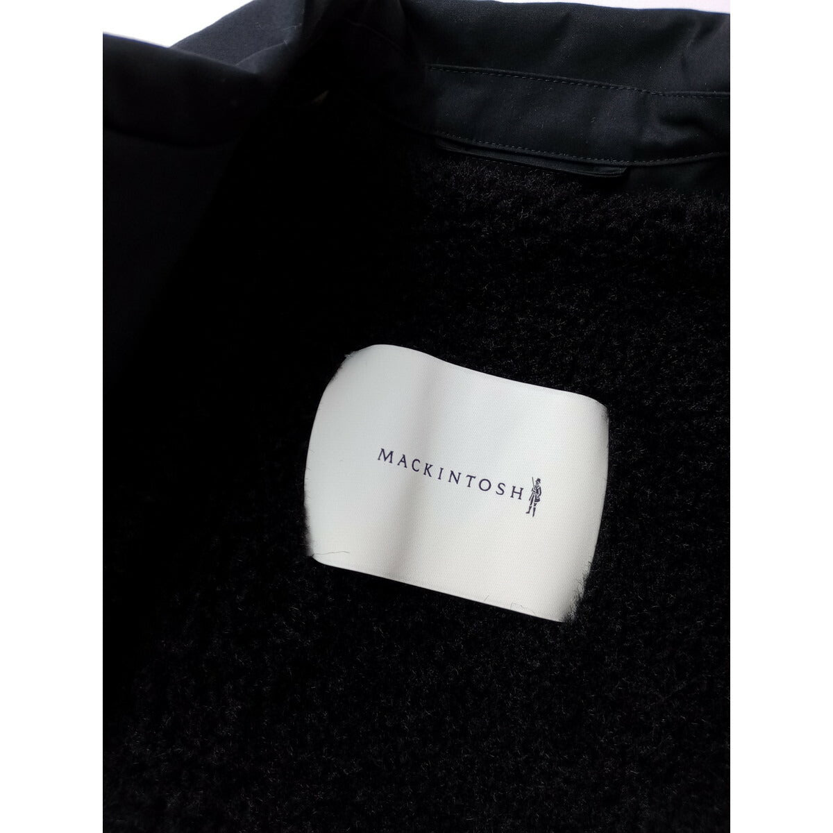 25AW MACKINTOSH × JOURNAL STANDARD L'ESSAGE 別注 raintec DEXMI HUMBIE JACKET ゴム引き コートライナー付き レオパード 黒 ブラック 6【中古】