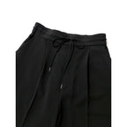 25SS uncrave アンクレイヴ オンワード樫山 クールタッチツイルストレートパンツ 黒 ブラック 00【中古】