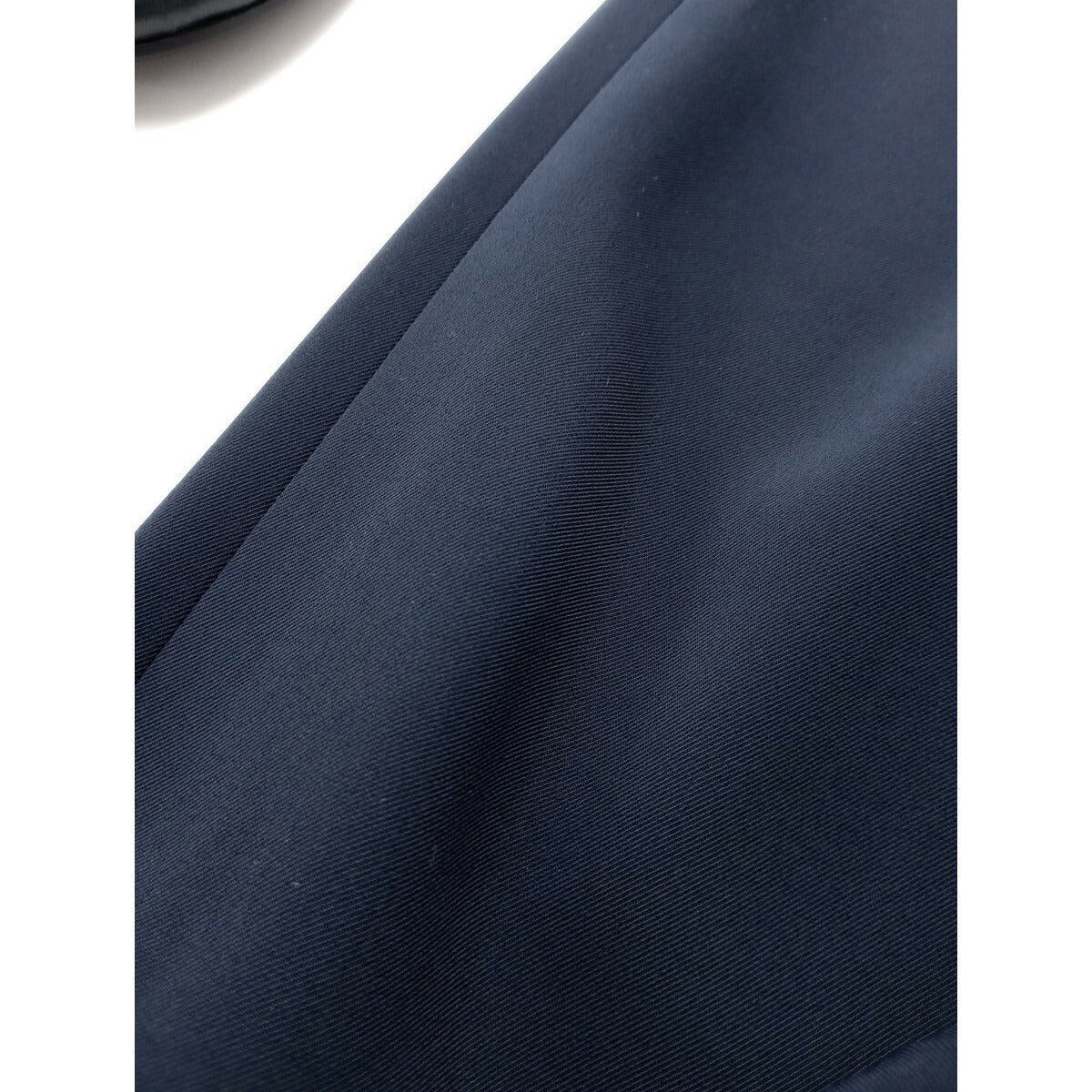 25SS uncrave アンクレイヴ オンワード樫山 クールタッチツイルストレートパンツ ネイビー 00【中古】