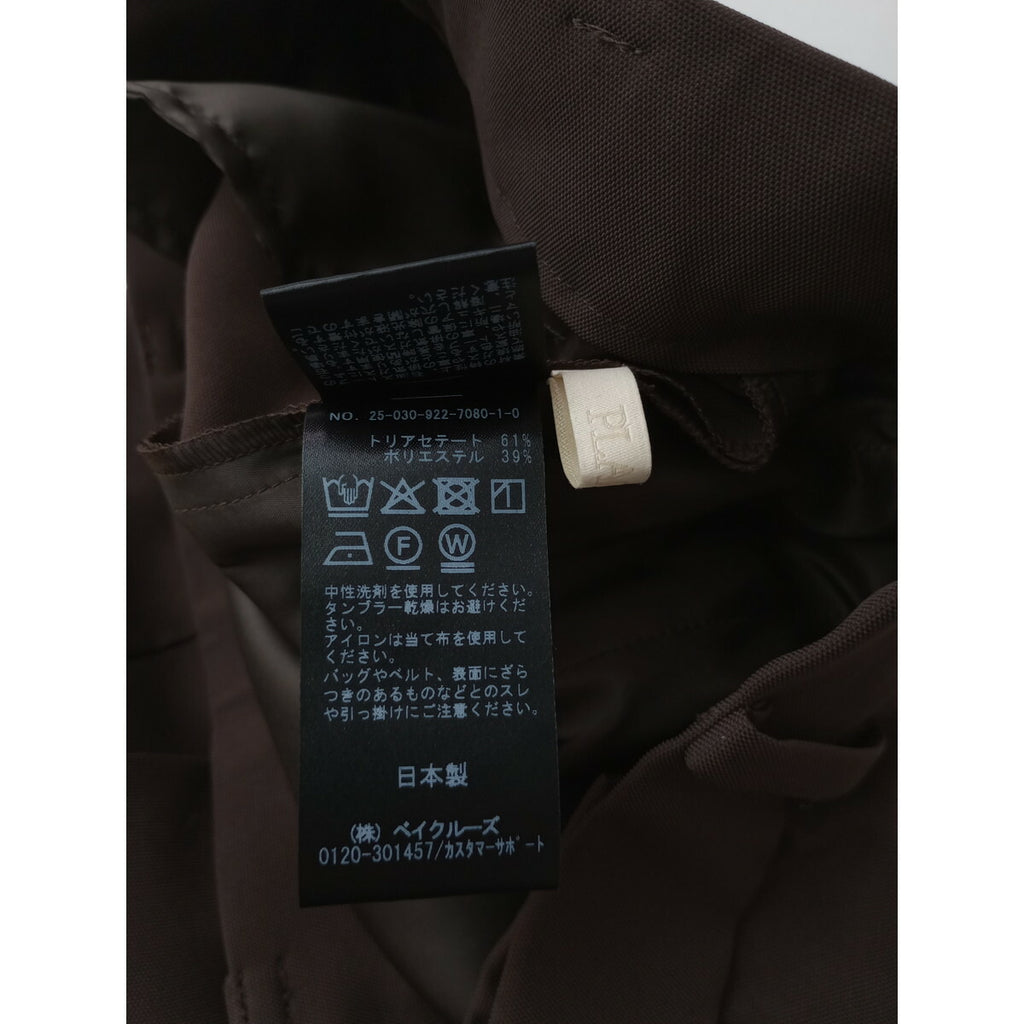 25SS Plage プラージュ beautiful flare スラックス パンツ ブラウン 36【中古】