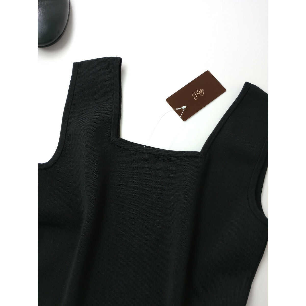 25AW R'IAM PLAGE リアム プラージュ ウール ヤク クルーネック ニット セーター トップス 黒 ブラック F【中古】