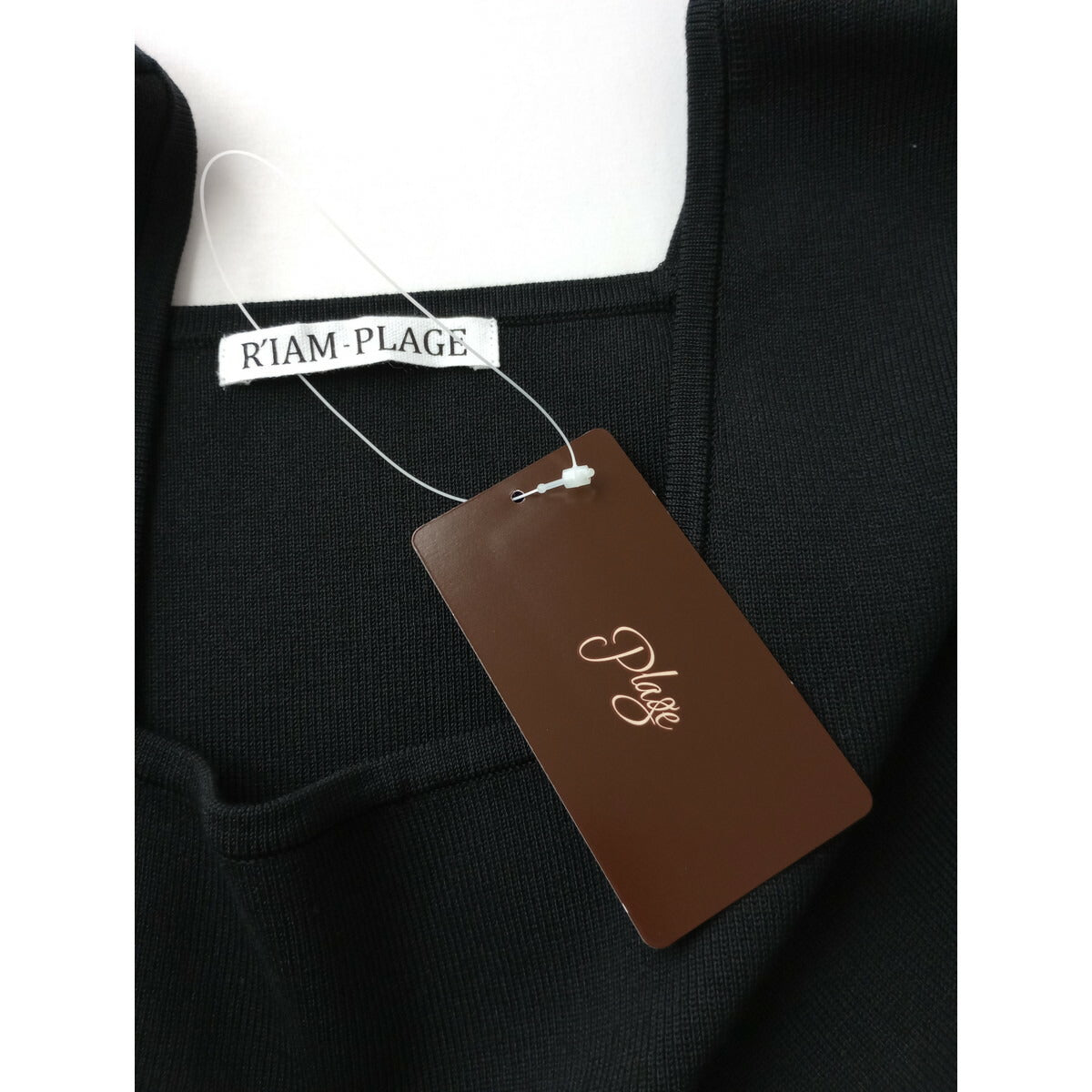 25AW R'IAM PLAGE リアム プラージュ ウール ヤク クルーネック ニット セーター トップス 黒 ブラック F【中古】