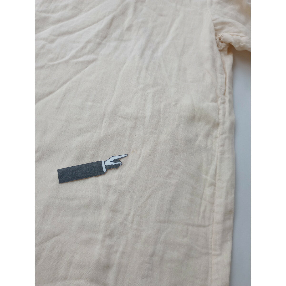 アオ 代官山 Ao daikanyama コットン 綿 100％ サージカル ロング ワンピース アイボリー L【中古】