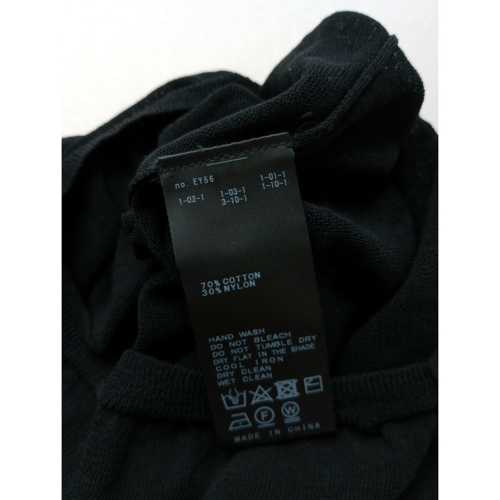 新品 24SS Plage プラージュ Flocky Mesh ロンT 長袖 素手 ニット カットソー トップス 黒 ブラック