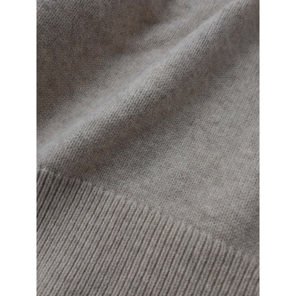25AW R'IAM PLAGE リアム プラージュ ウール ヤク クルーネック ニット セーター 長袖 トップス ライトベージュ (17M＋0105)【中古】