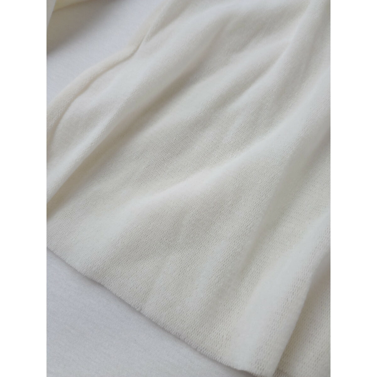 Plage プラージュ Co/Ny Sheer クルーネック シアー プルオーバー 長袖 カットソー トップス アイボリー F【中古】