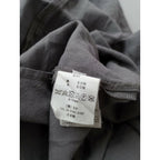 mina perhonen ミナペルホネン kivi キヴィ ロング ワンピース コットン リネン グレー 38【中古】