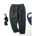 24SS evam eva エヴァムエヴァ linen tuck pants ベルギー リネン タック パンツ グレー 1【中古】