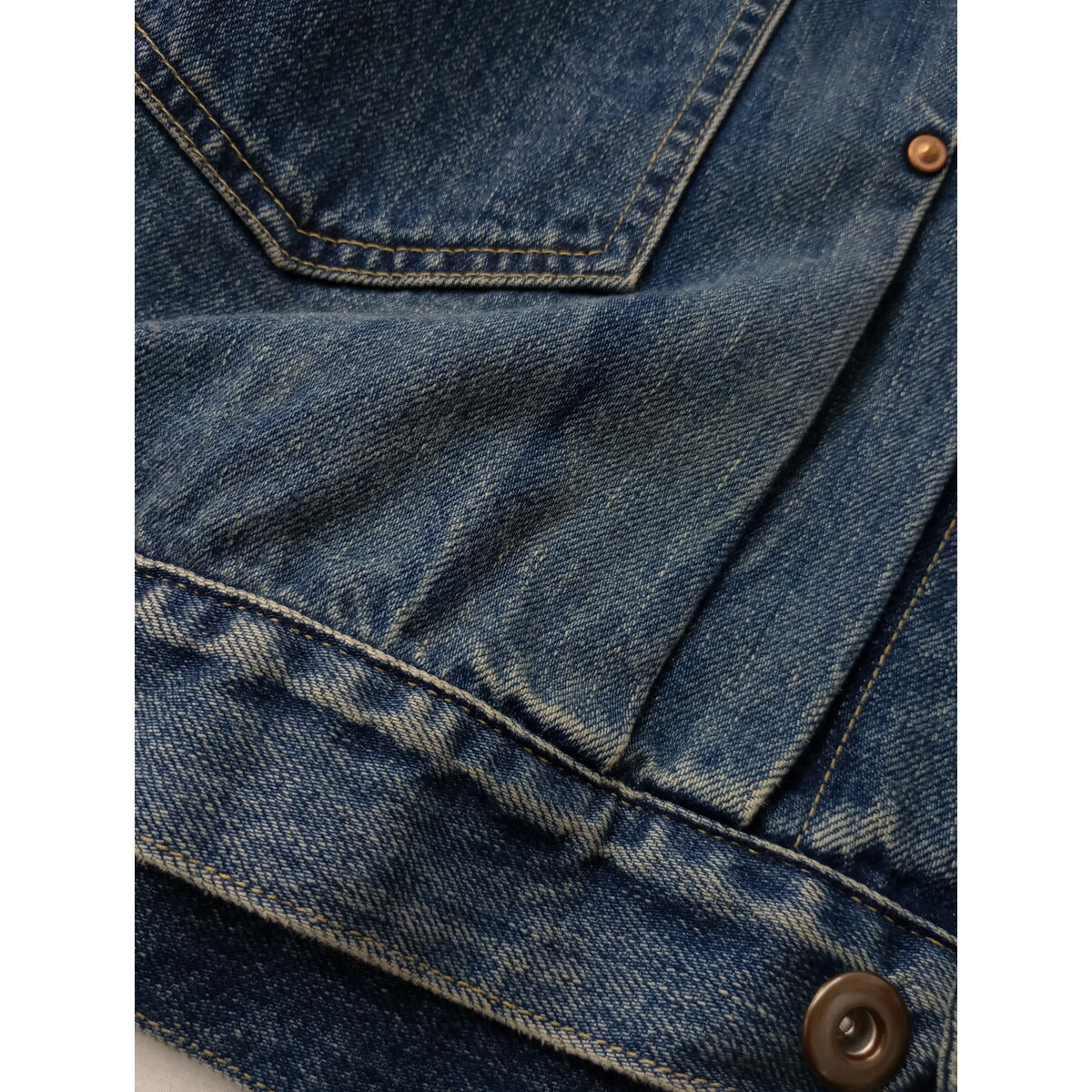 chimala チマラ ヴィンテージ 加工 デニム ジャケット ブルー M【中古】