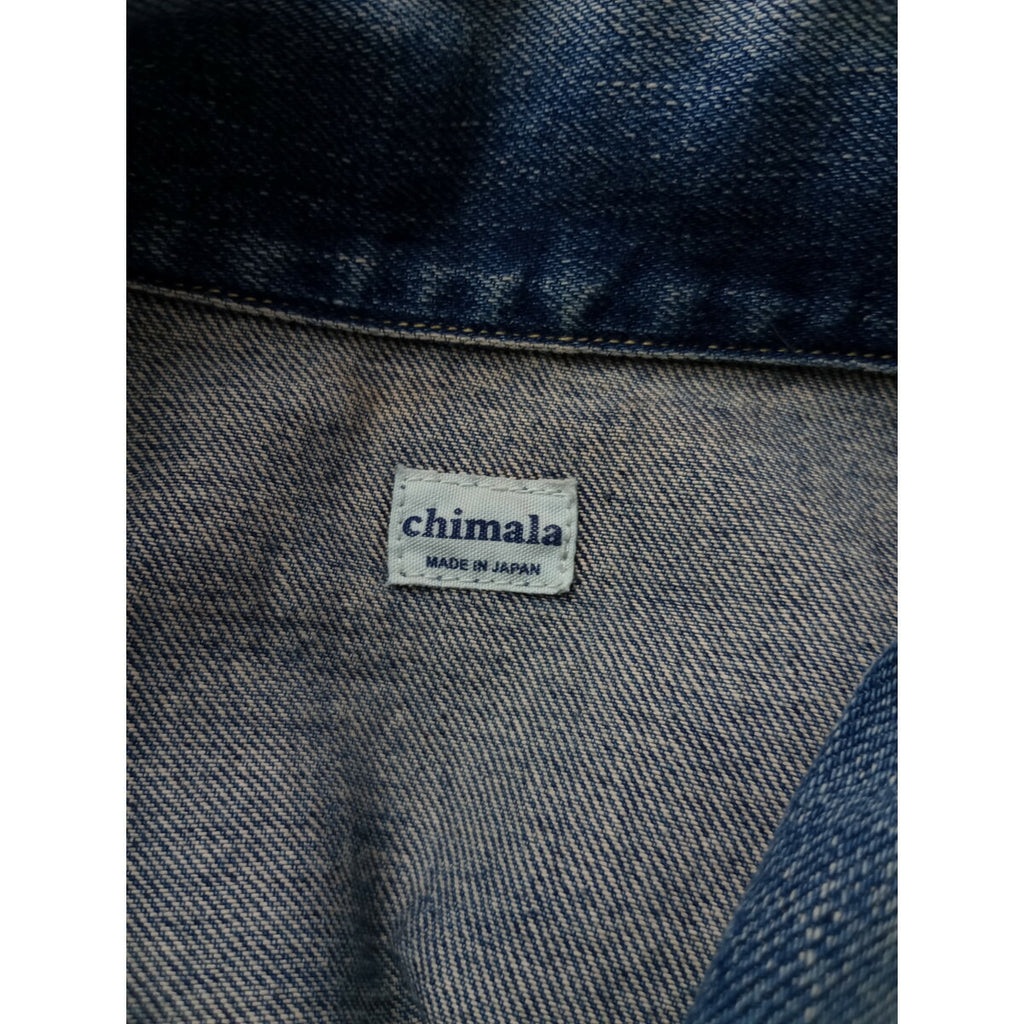 chimala チマラ ヴィンテージ 加工 デニム ジャケット ブルー M【中古】