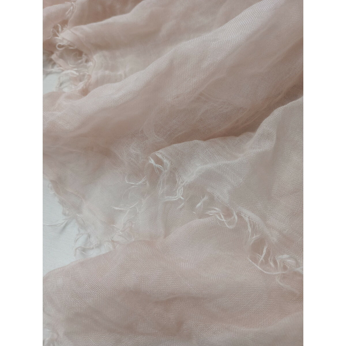 Faliero Sarti ファリエロサルティ 大判ストール モダール シルク ピンク【中古】