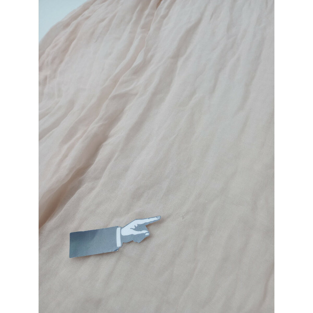 Faliero Sarti ファリエロサルティ 大判ストール モダール シルク ピンク【中古】
