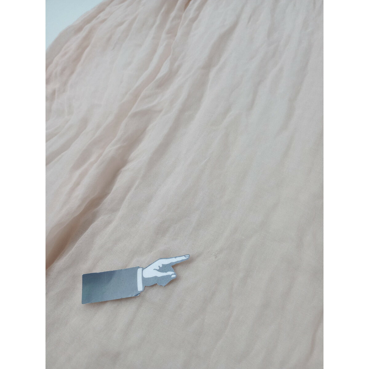 Faliero Sarti ファリエロサルティ 大判ストール モダール シルク ピンク【中古】