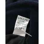 TICCA ティッカ ニット ギャザースカート ロング ネイビー ウール 毛 100％ ネイビー F【中古】