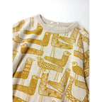 mina perhonen ミナペルホネン mingling ニット ロング ワンピース マスタード 36【中古】