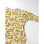 mina perhonen ミナペルホネン mingling ニット ロング ワンピース マスタード 36【中古】